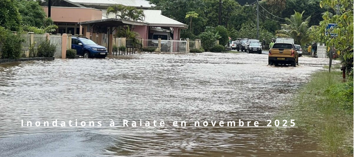 Inondations à Raiatea en novembre 2025